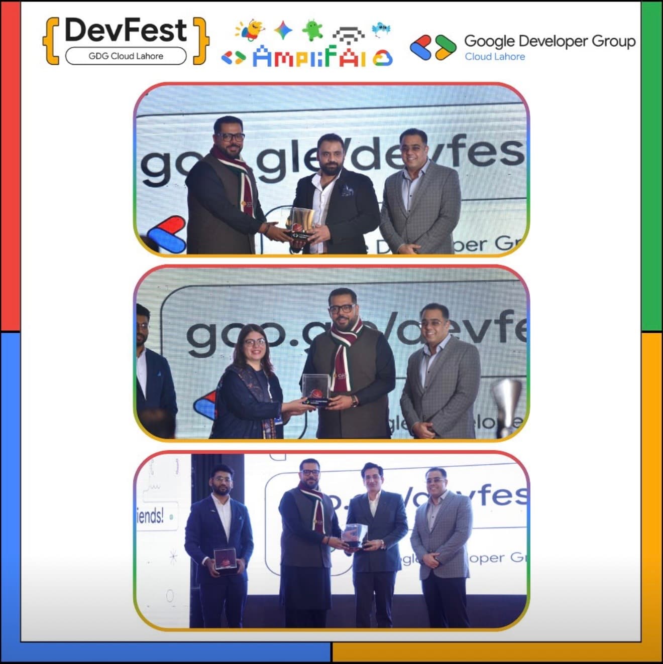 Shields presented to the DevFest AmplifAI 2025 sponsors
