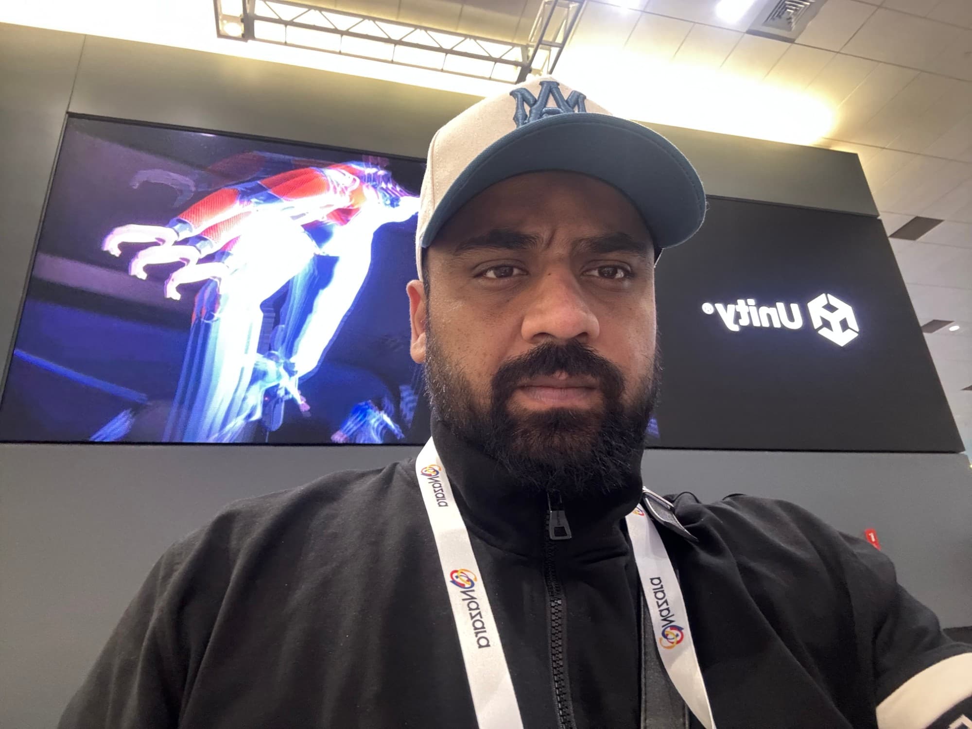 At the Unity stand during GDC 2025