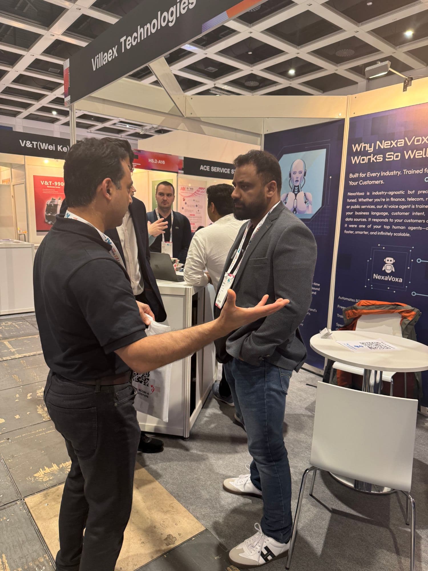 The Villaex Technologies stand at GITEX Europe 2025, Messe Berlin