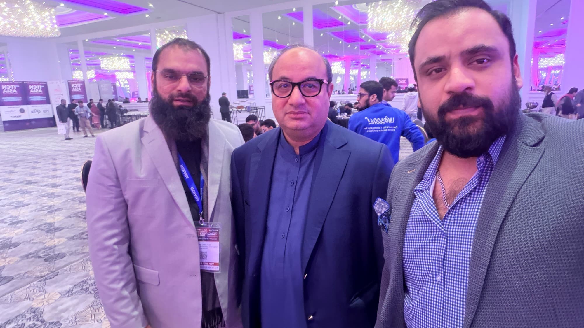 At the ITCN Asia 2026 reception in Lahore