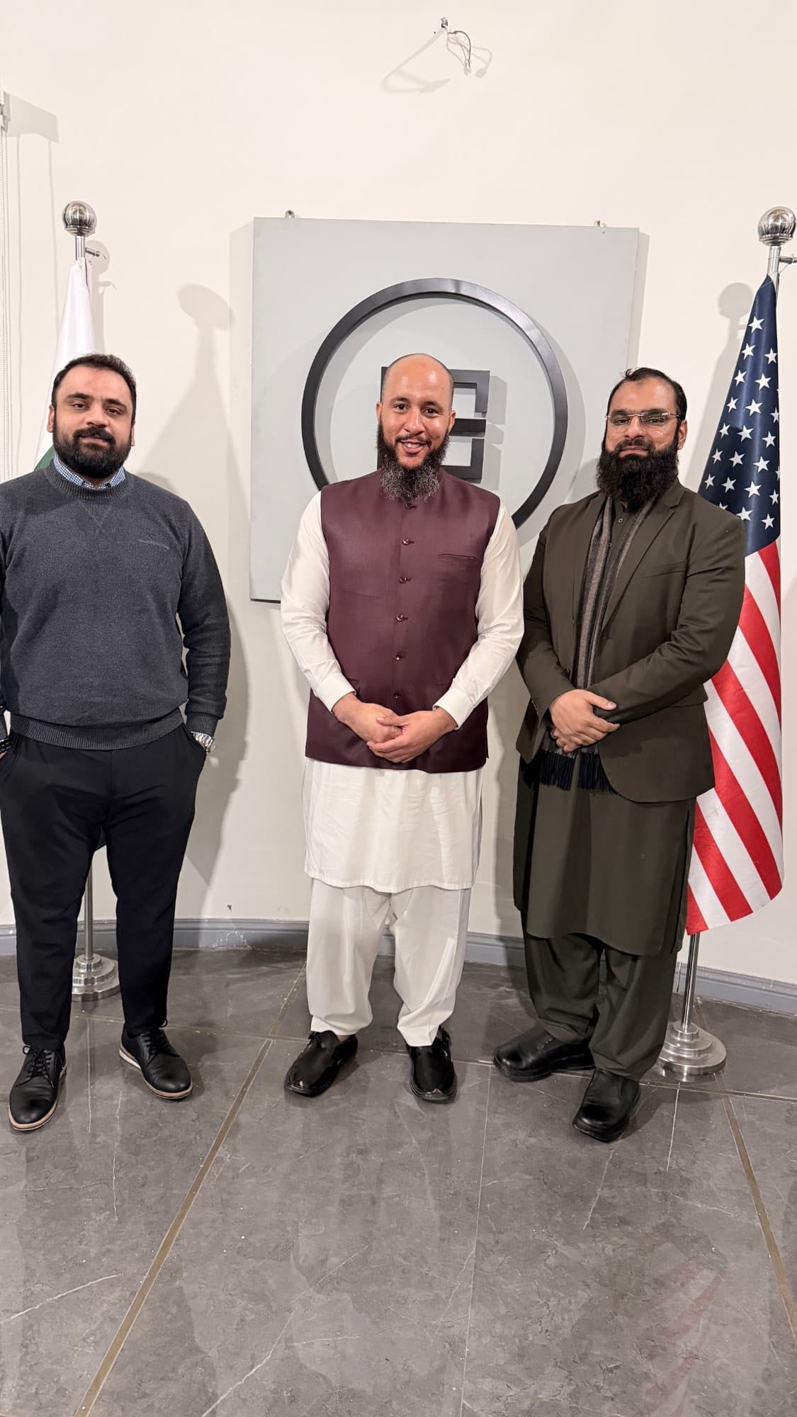 At the US Consulate ahead of the Startup Grind Lahore winter meet