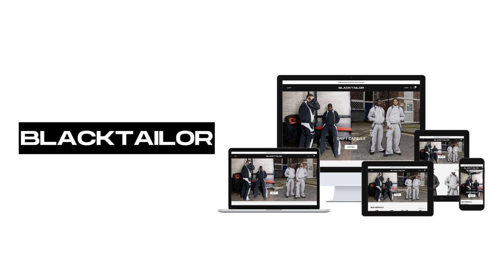 BLACKTAILOR: the brand set from the studio portfolio
