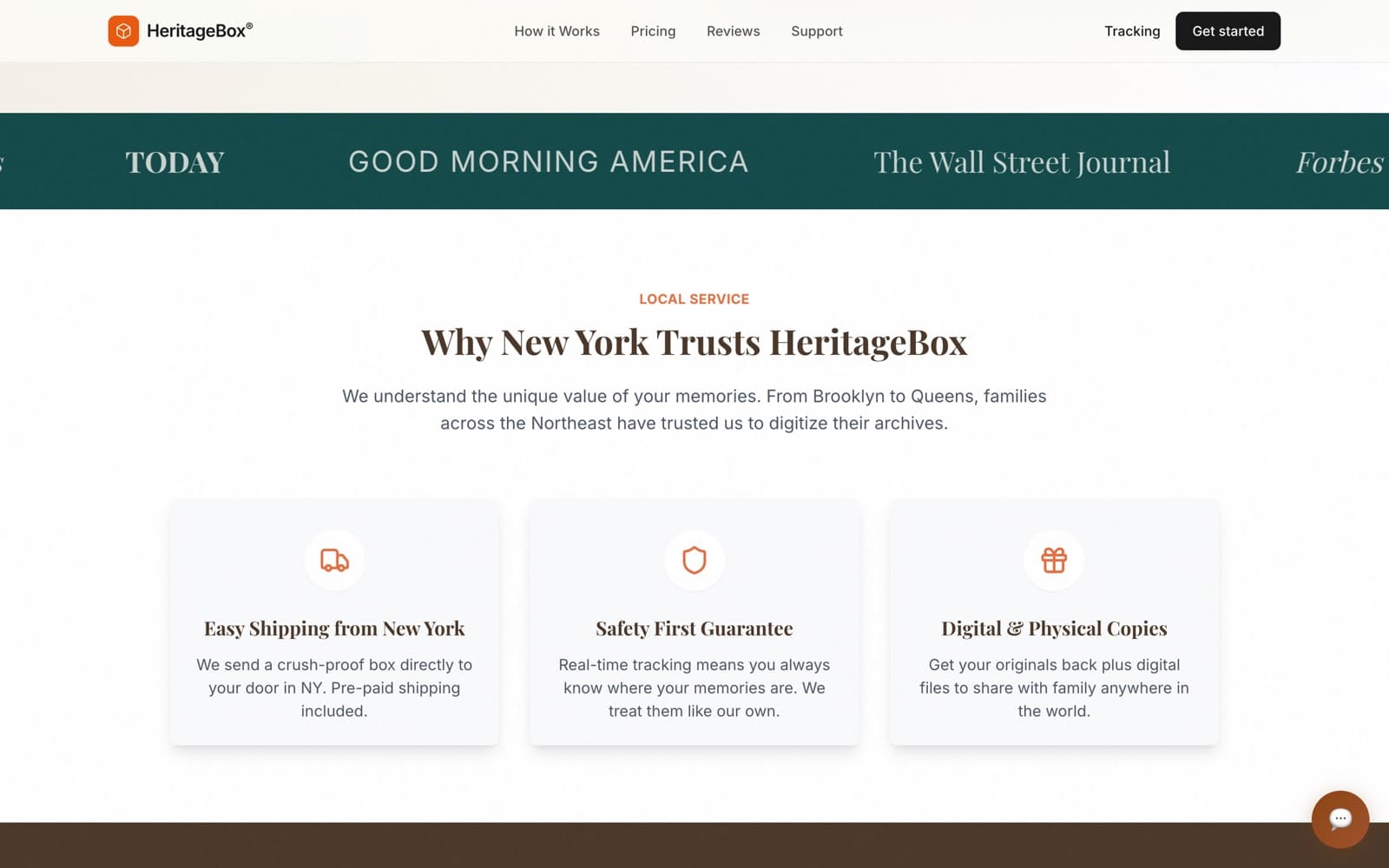 HeritageBox: City record writing its own local copy