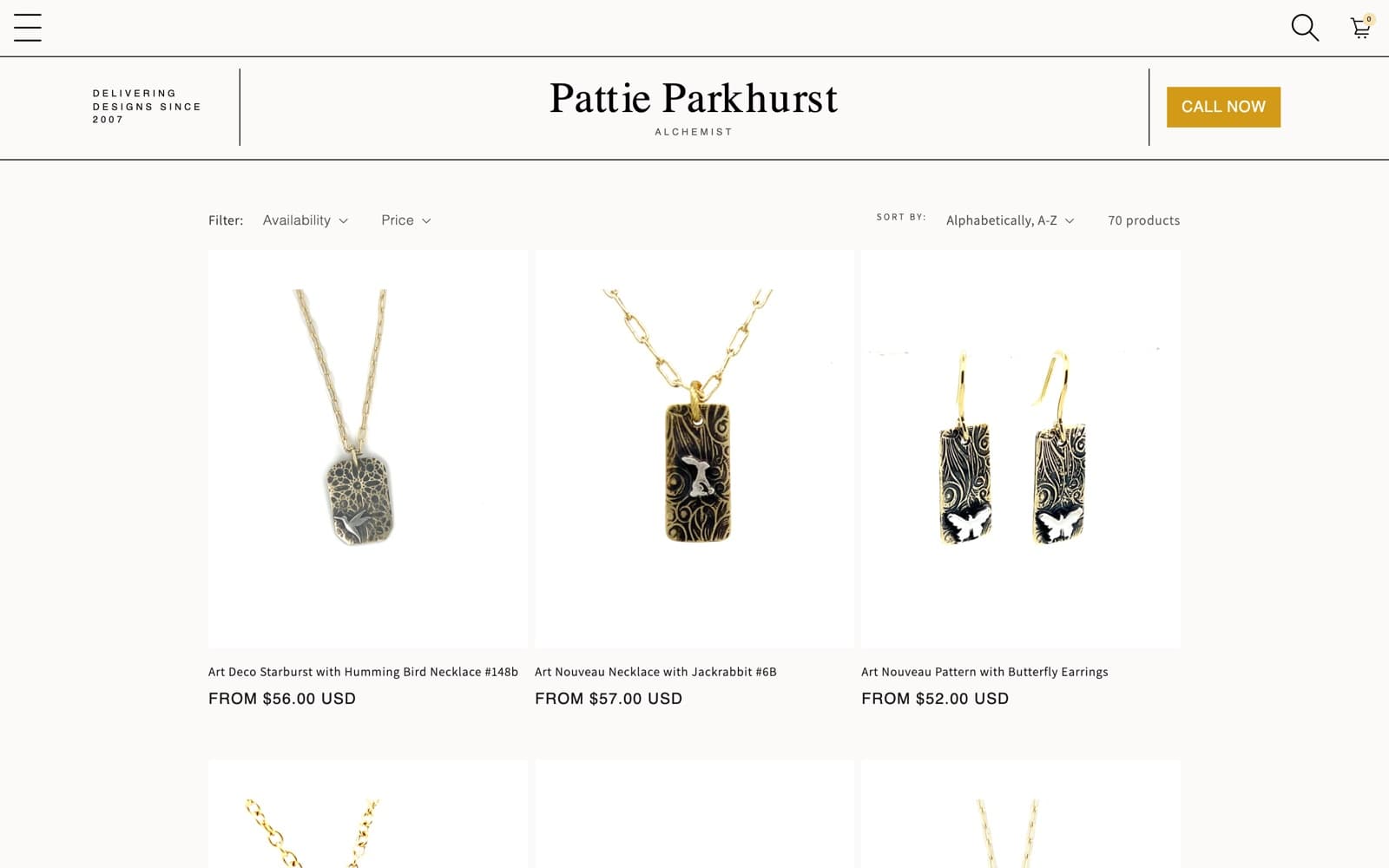 Pattie Parkhurst: Catalogue: facets, sort, from-prices